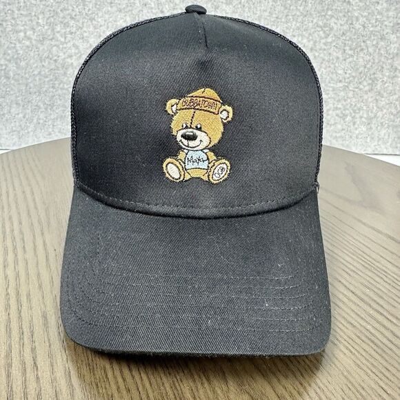 Snap Other - Bubbatown Bear Embroidered Hat Cap Black‎ Adjustable Snapback Otto Trucker Cap
